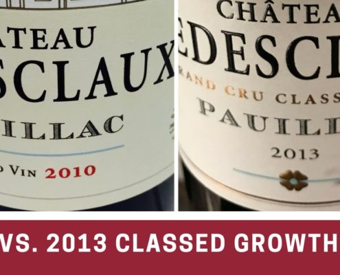 Extremes in Bordeaux – 2010 vs. 2013 Classed Growth Reds