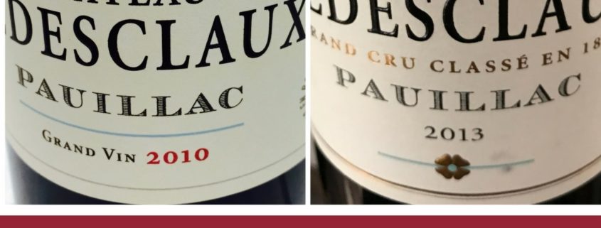 Extremes in Bordeaux – 2010 vs. 2013 Classed Growth Reds