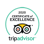 Trip Advisor Certificate of Excellence 2020
